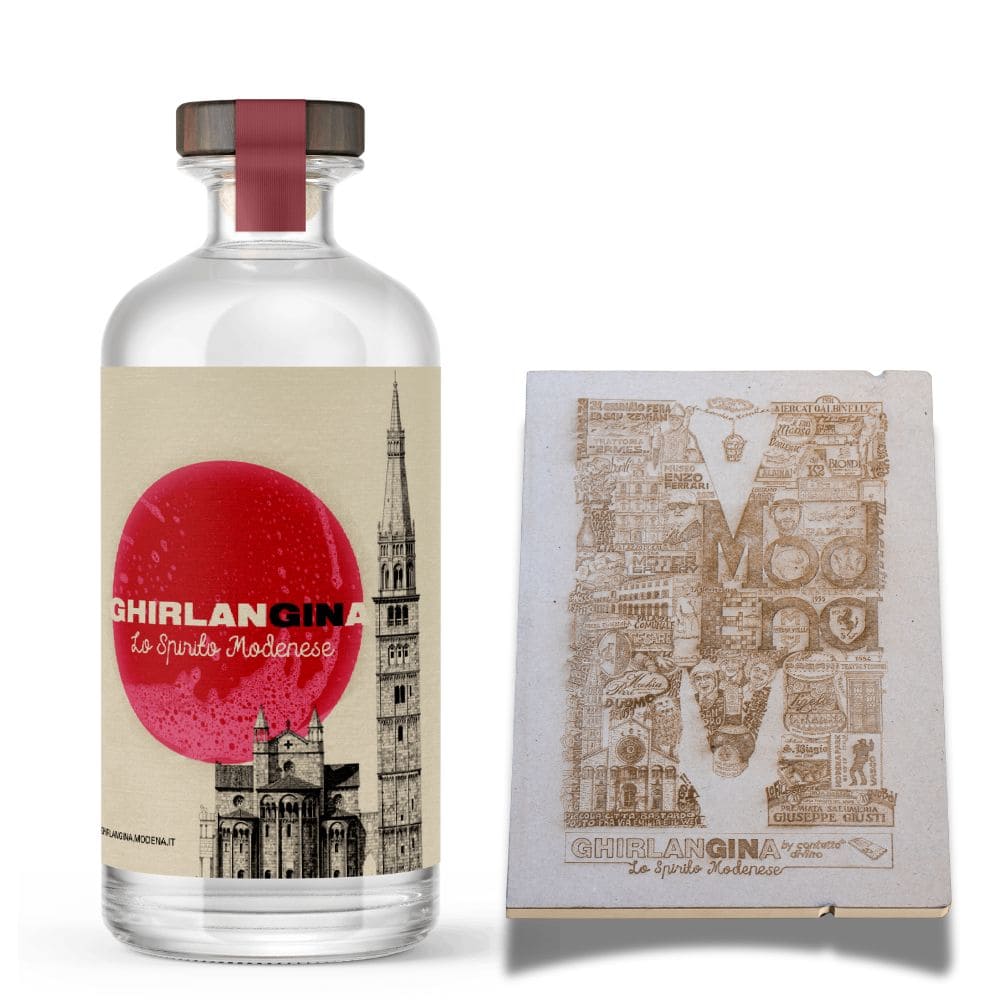 GhirlanGINa Mindfulness Kit (Classic) - GIN + Taccuino NFC "M di Modena" - GhirlanGINa