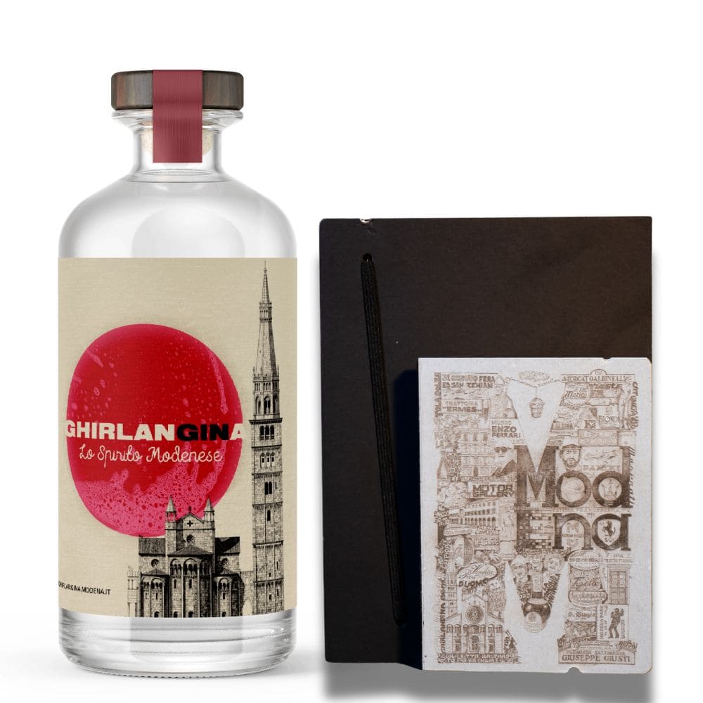 GhirlanGINa Mindfulness Kit (Classic) - GIN + Taccuino NFC "M di Modena" - GhirlanGINa