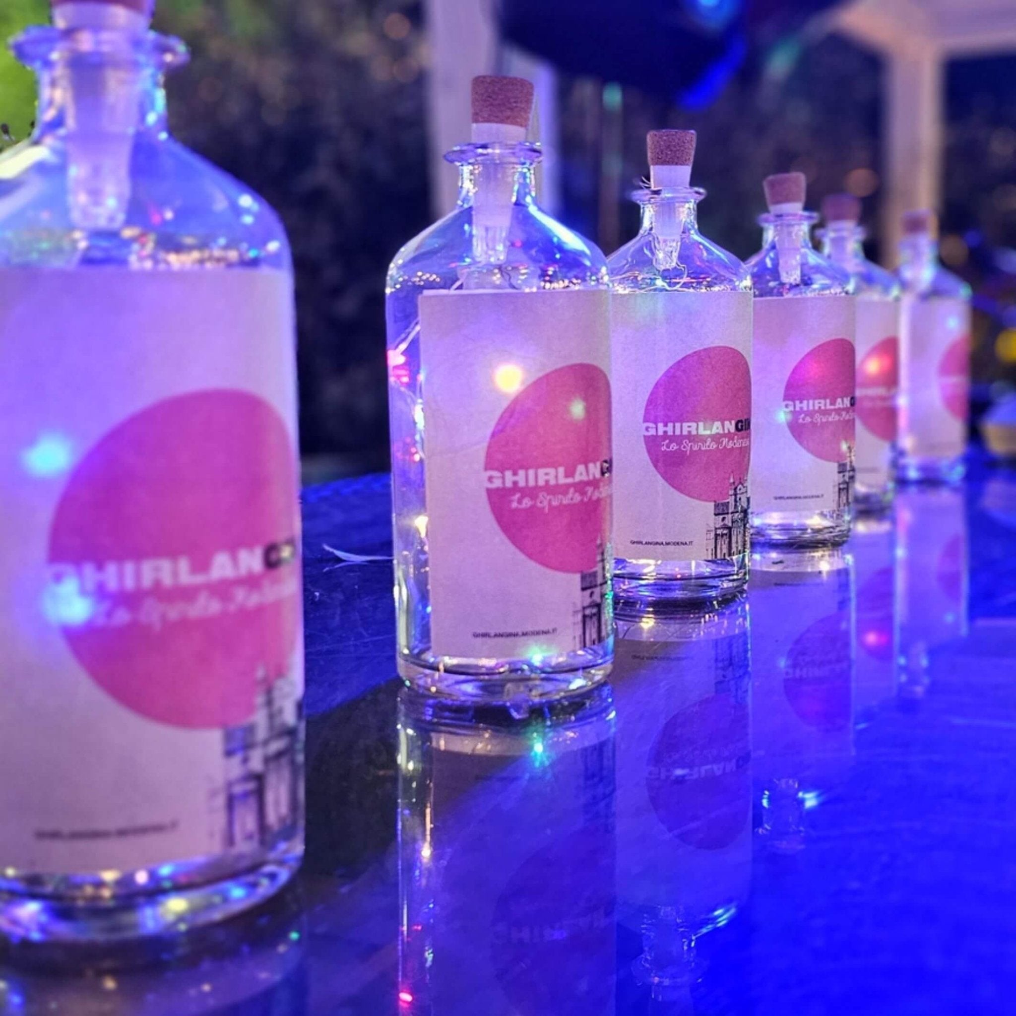 TOGO Kit 🎁 (Bottiglia di GIN + Kit Lampada Led + Confezione Juta 100%) - GhirlanGINa